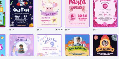 Preview invitaciones digitales